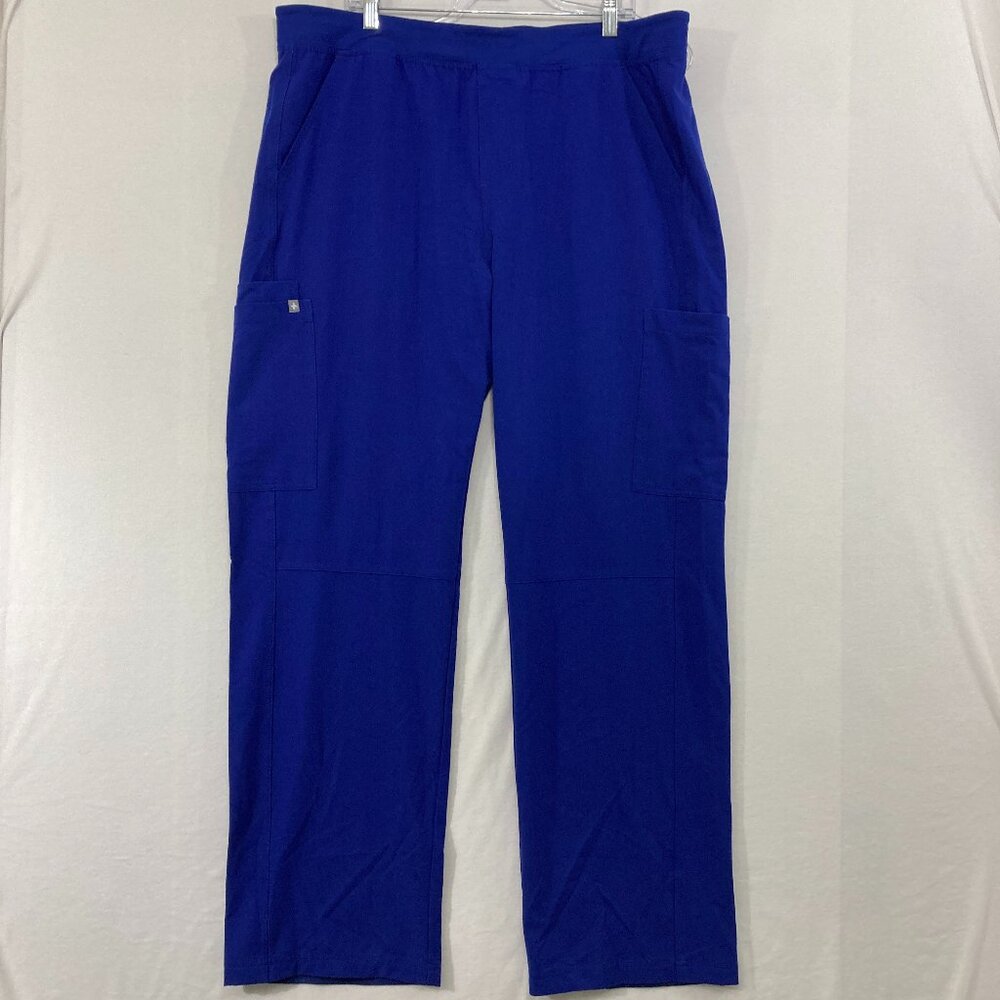 FIGS Pants‎ Men's size XXL Blue Axim Cargo Scrub Double Pocket